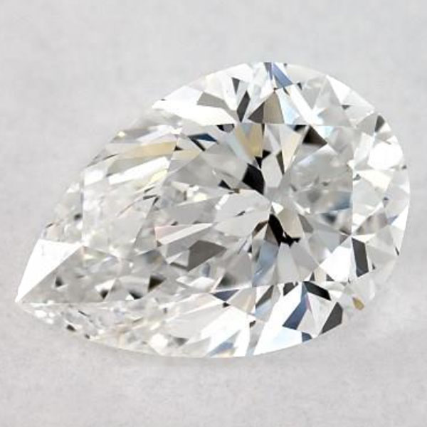 A VS1 Clarity Pear Cut Diamond